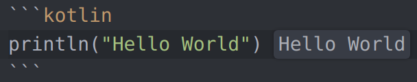 Kotlin run example